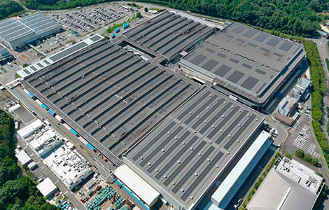 Installation of solar panels at Kota Plant